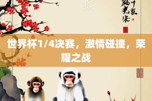 世界杯1/4决赛，激情碰撞，荣耀之战