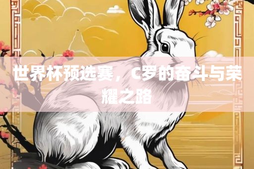 世界杯预选赛，C罗的奋斗与荣耀之路