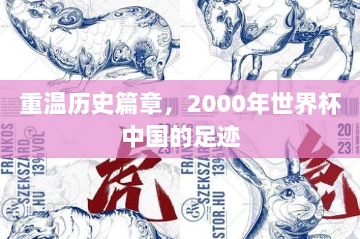 重温历史篇章，2000年世界杯中国的足迹